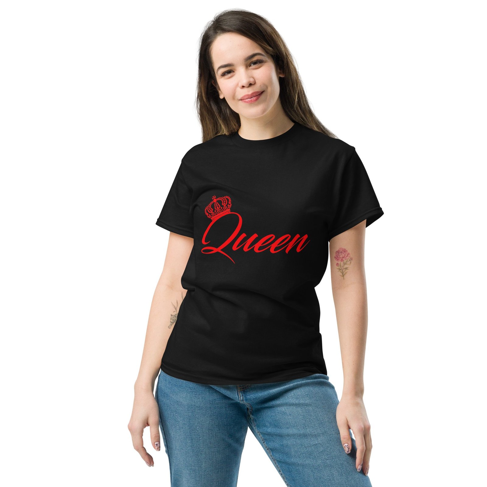 Queen Crown T-Shirt for Women | Empowering Graphic Tee – Gift for Her, Mom, or Wife - Image 15