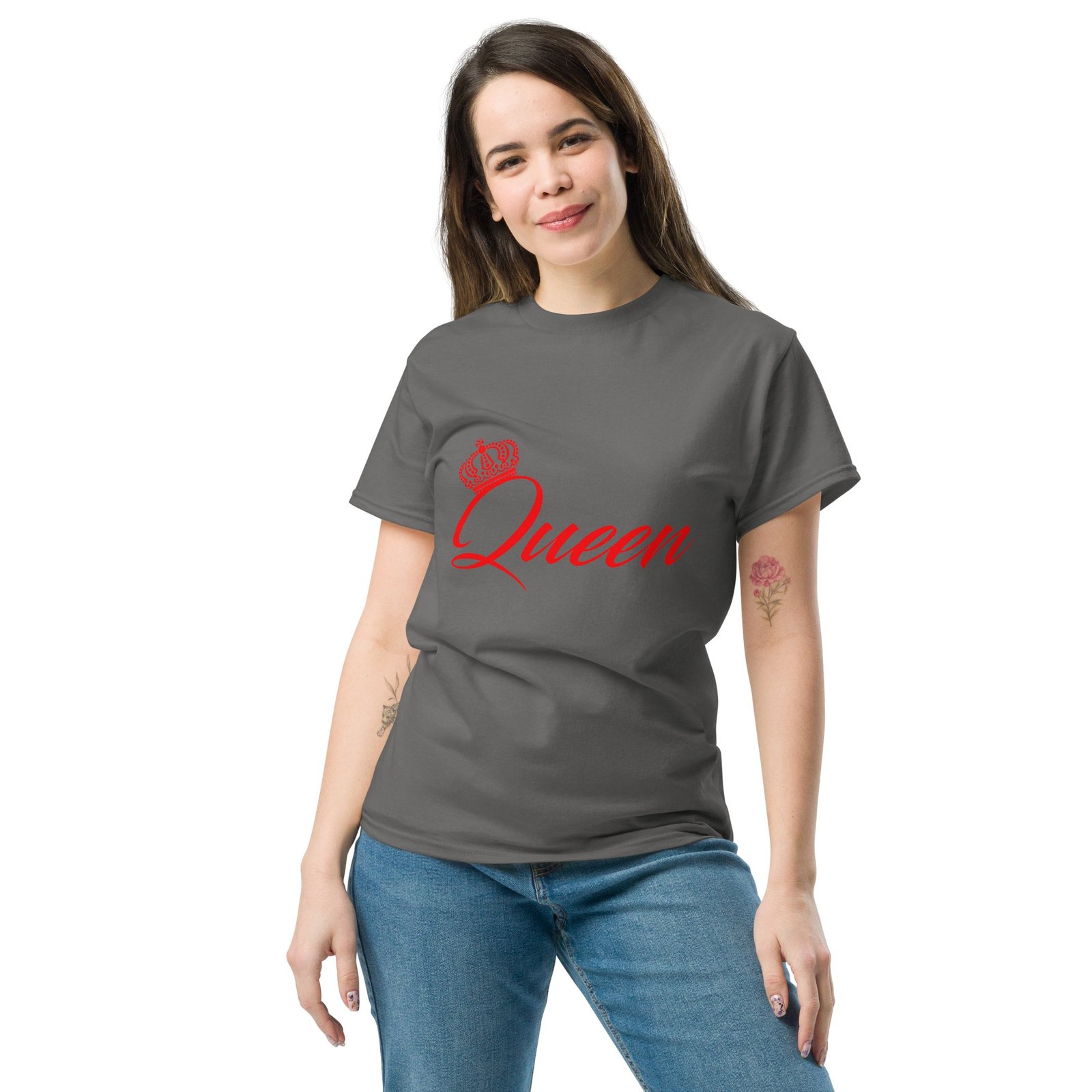Queen Crown T-Shirt for Women | Empowering Graphic Tee – Gift for Her, Mom, or Wife - Image 12