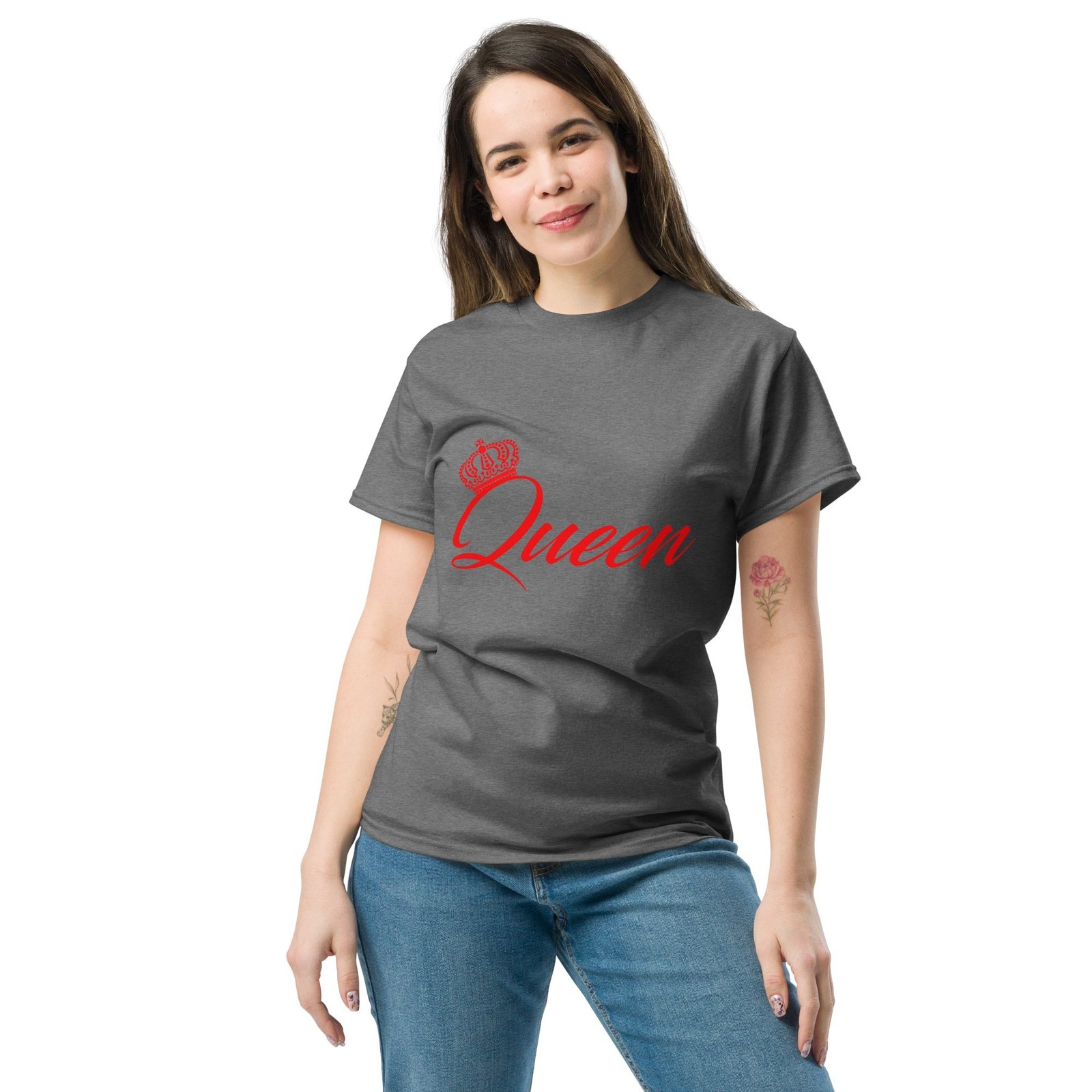 Queen Crown T-Shirt for Women | Empowering Graphic Tee – Gift for Her, Mom, or Wife - Image 13