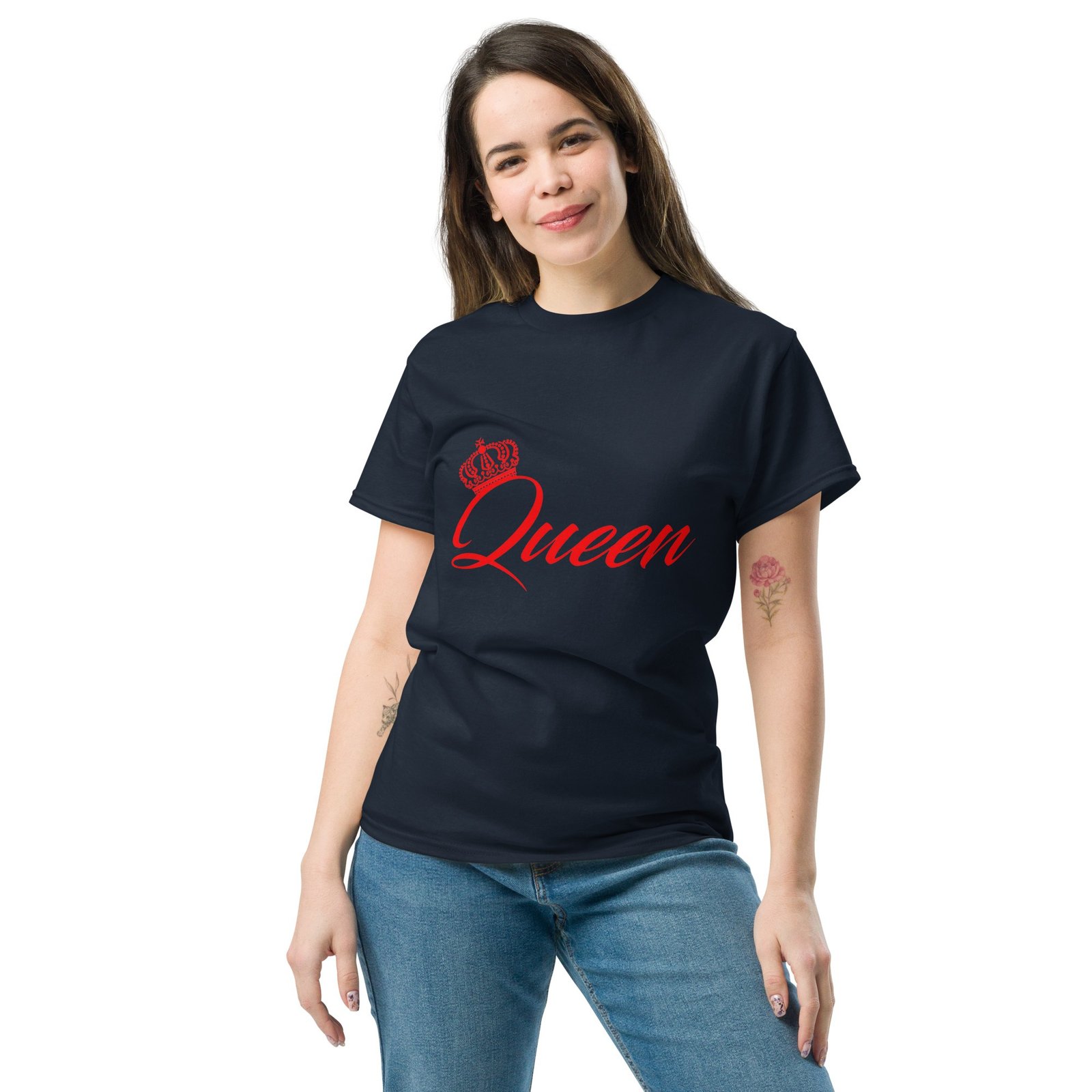 Queen Crown T-Shirt for Women | Empowering Graphic Tee – Gift for Her, Mom, or Wife - Image 14