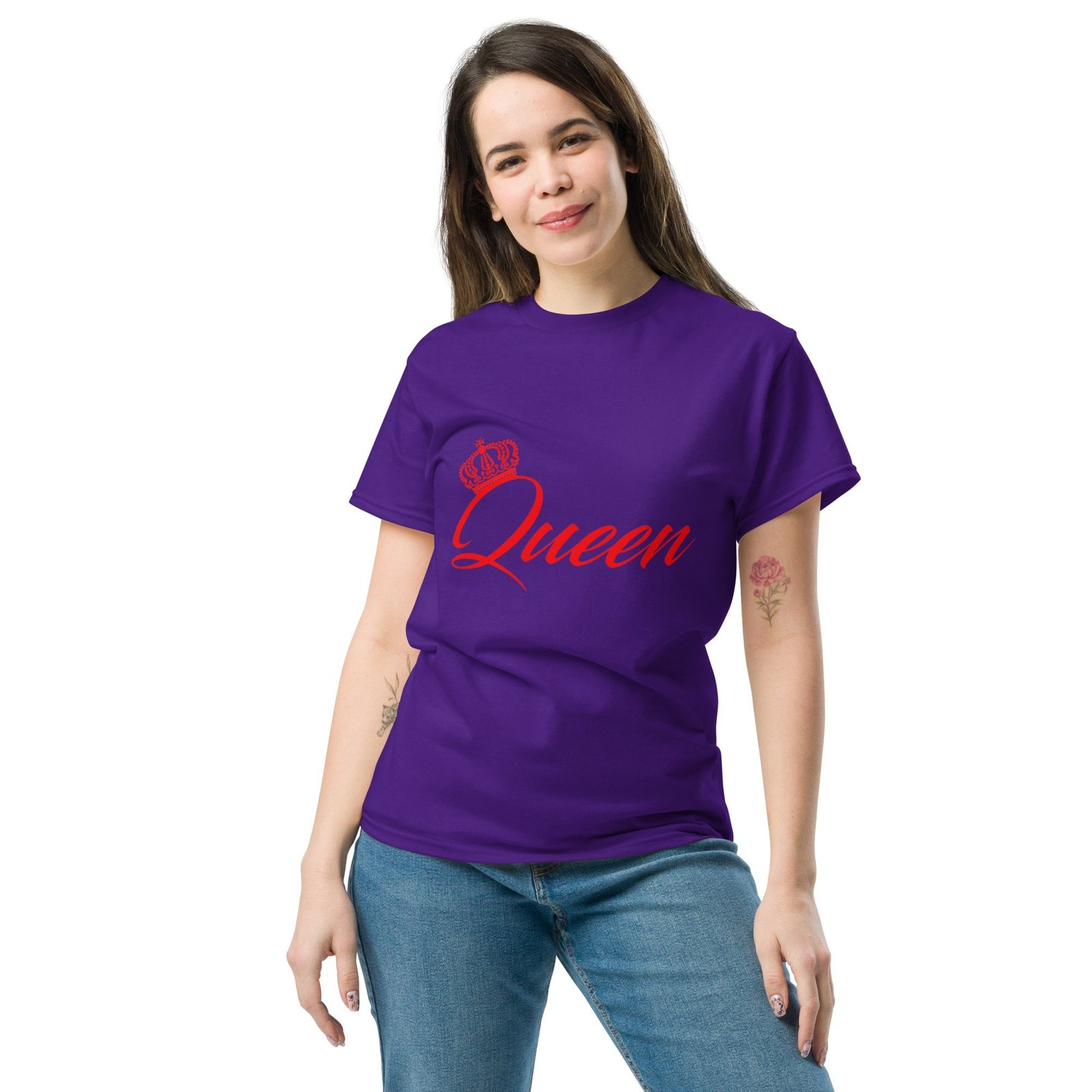 Queen Crown T-Shirt for Women | Empowering Graphic Tee – Gift for Her, Mom, or Wife - Image 16