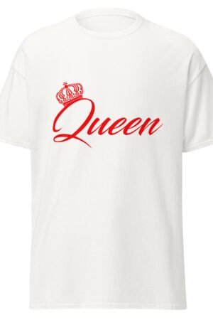 Woman wearing Queen Crown T-Shirt for Women for Mother’s Day gift