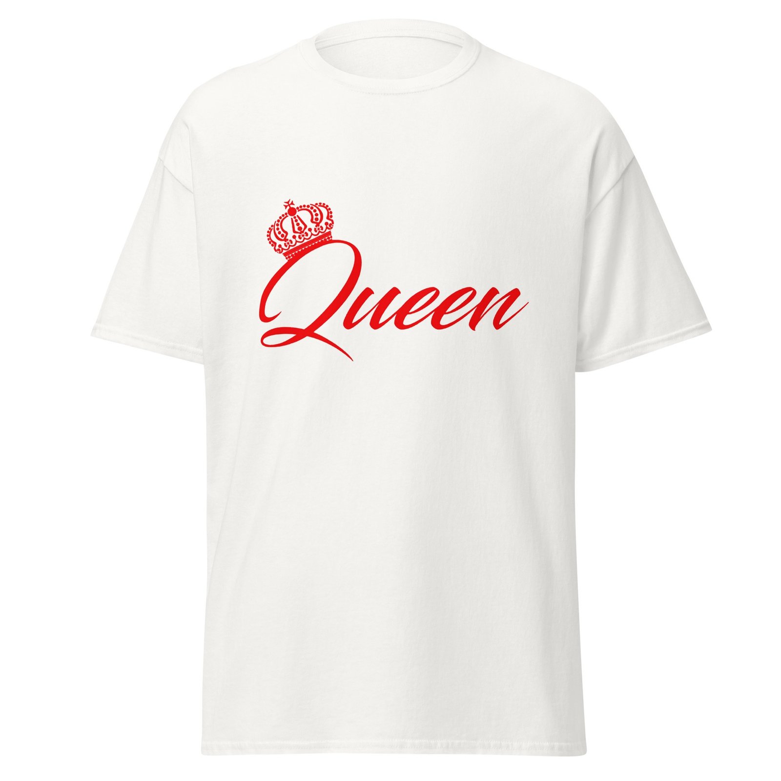 Woman wearing Queen Crown T-Shirt for Women for Mother’s Day gift