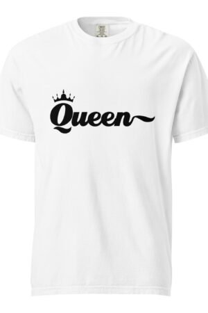 Queen Crown Graphic T-Shirt for women – empowering design, customizable and perfect for strong women.