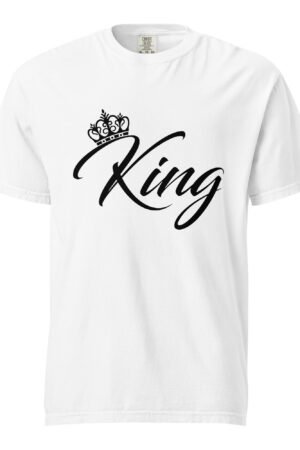 custom king Graphic t-shirt personalized gift for him bold graphic tee for men - royal style shirt