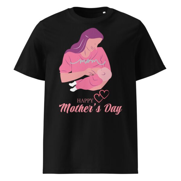 Mother Holding Baby Shirt –  Soft Cotton Tee with Heartfelt Mom & Baby Design - Image 2