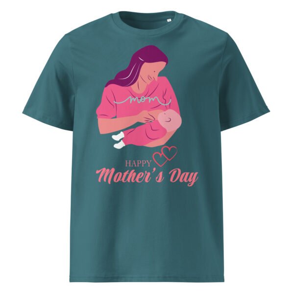 Mother Holding Baby Shirt –  Soft Cotton Tee with Heartfelt Mom & Baby Design - Image 8