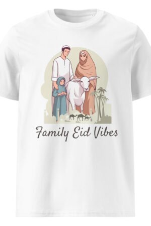 Eid Family Matching T-Shirt in organic cotton with ribbed neck