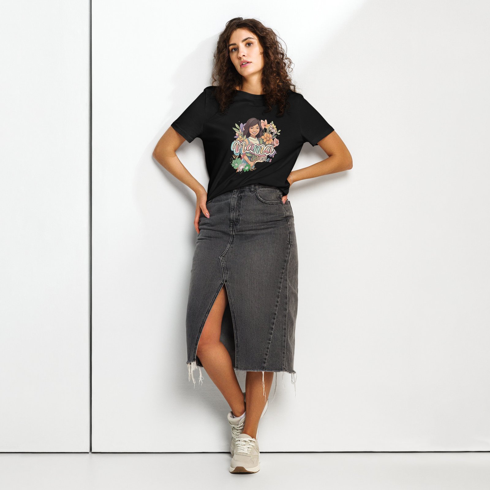 Women’s organic ribbed neck t-shirt - Image 10