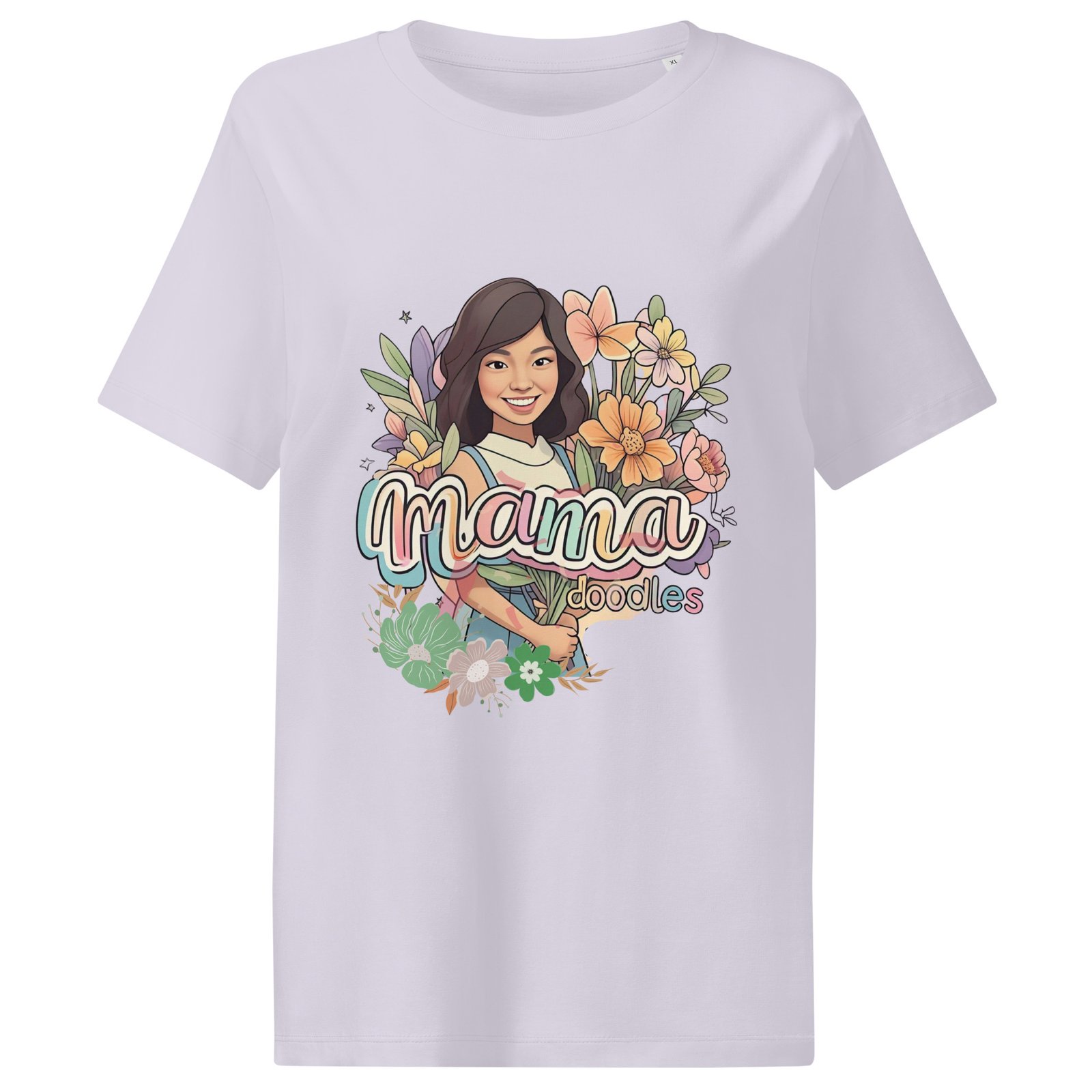 Women’s organic ribbed neck t-shirt - Image 3