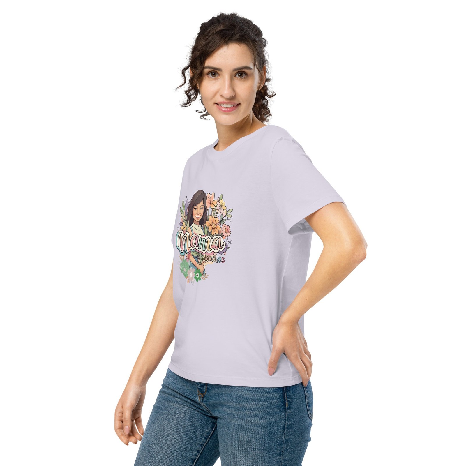 Women’s organic ribbed neck t-shirt - Image 18