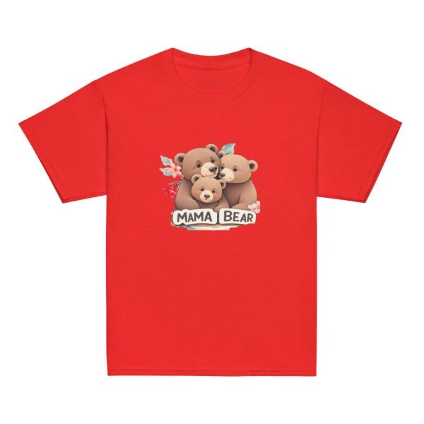 Mama's Boy Youth T-Shirt | Cute Bear Graphic Tee for Kids | pkhubofficial.com - Image 7