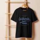 California Unisex organic ribbed neck t-shirt