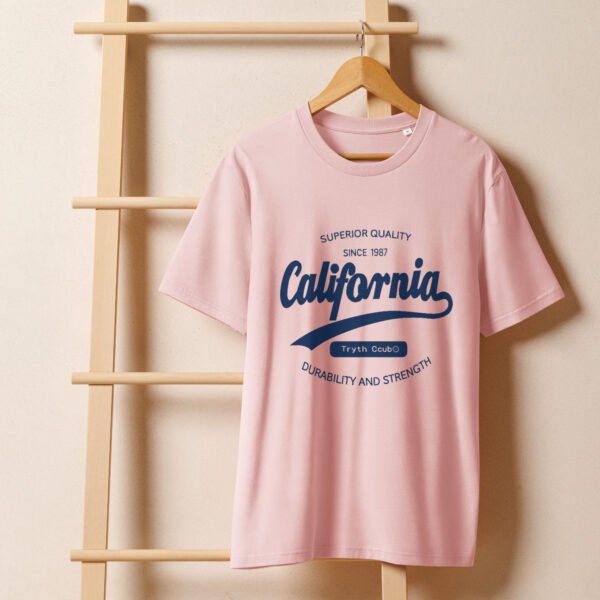 California Unisex organic ribbed neck t-shirt - Image 12