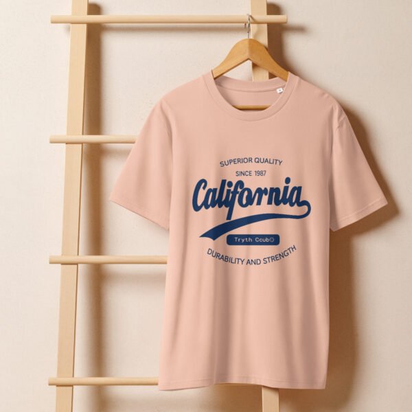 California Unisex organic ribbed neck t-shirt - Image 11