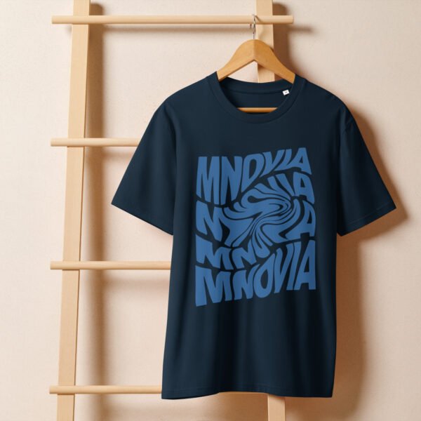 Mnovia Unisex organic ribbed neck t-shirt - Image 3