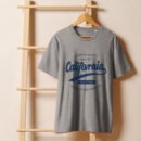 California Unisex organic ribbed neck t-shirt
