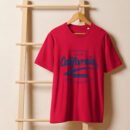 California Unisex organic ribbed neck t-shirt